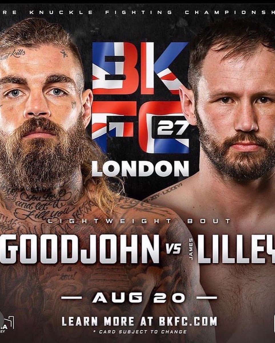 SkywayJournal's tweet photo. Best of luck tonight to our mate James Lilly. @jameslilley1411 👊
#TeamLightsOut #DontBlinkMF @bareknucklefc https://t.co/WWoSQjwsYq