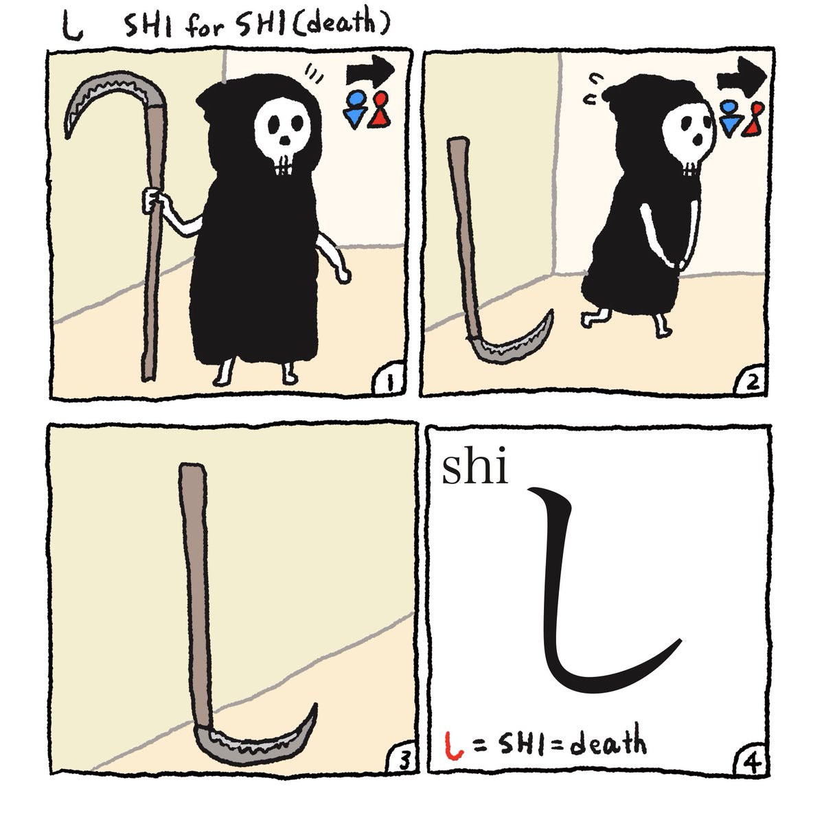 #ひらがな #hiragana し=shi 