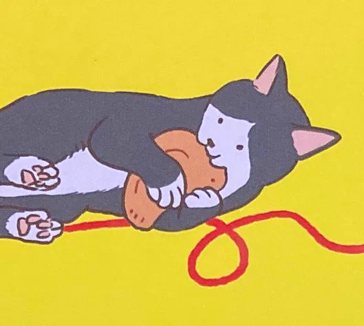 猫かわいいな〜あれ、そういえばハトは…?は、ハトー!!! 