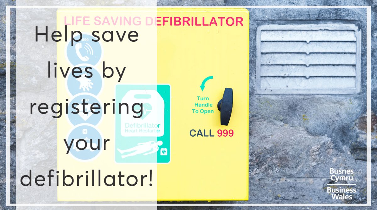 Businesses! Register your defibrillator on a groundbreaking national database called The Circuit. 

You could be the difference between life and death!

ow.ly/n35y50KeM8A

<a href="/TheBHF/">British Heart Foundation</a>