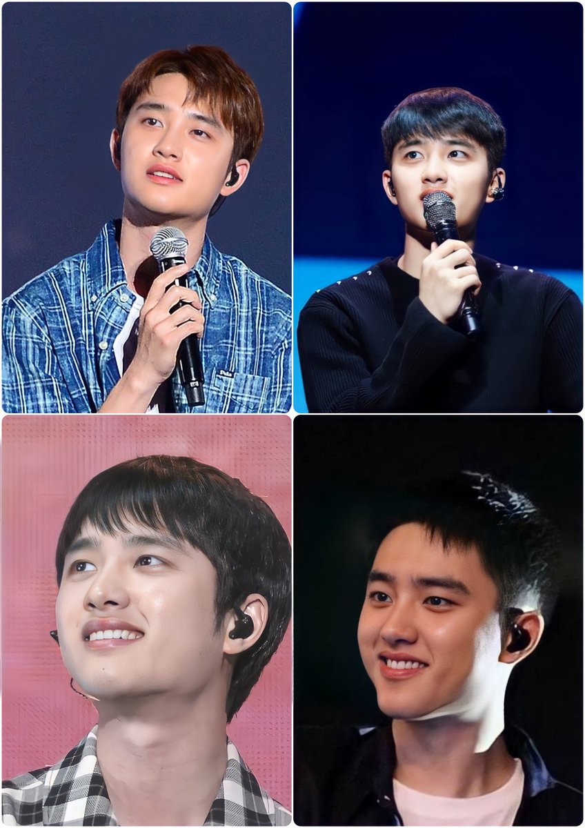 Kyungsoo always looks so fondly looking at fans from the stage