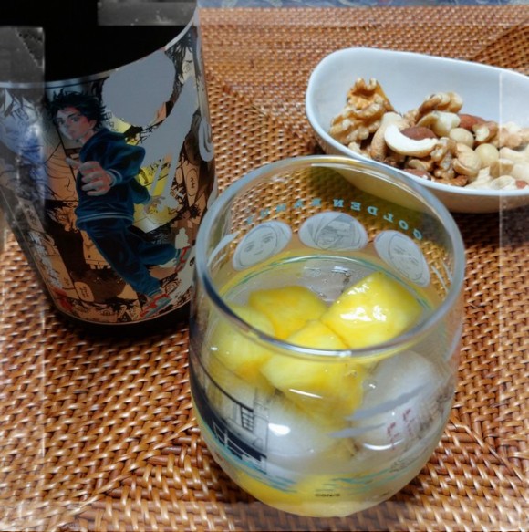 8/20🌾君たんじょびに🎍酒を飲む…THE🌾🎍ッ💯💮
ちなみに凍った🍍と炭酸で割りました❗
🌾君酒🍶弱かったらいいな。 