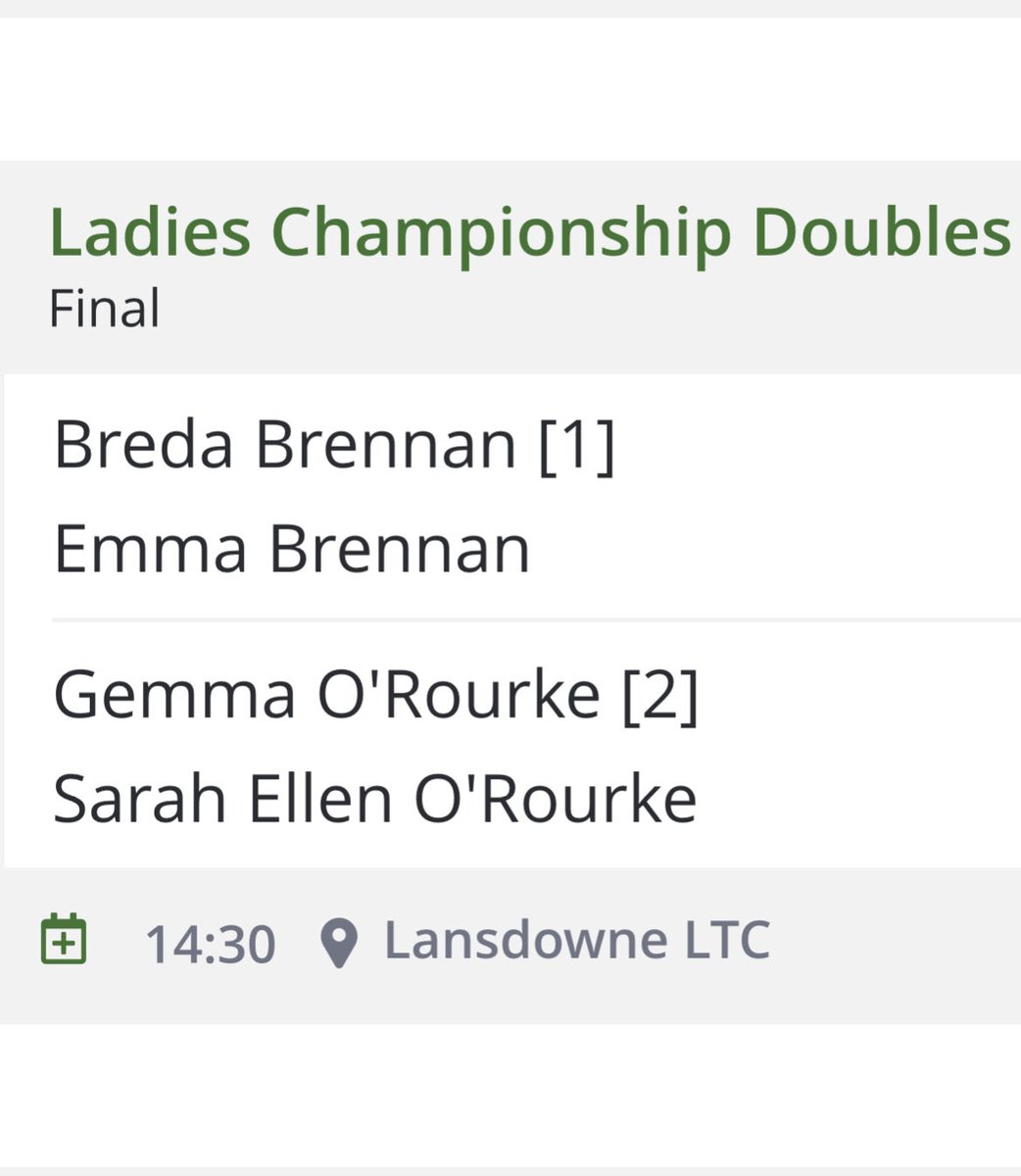 Best of luck ladies