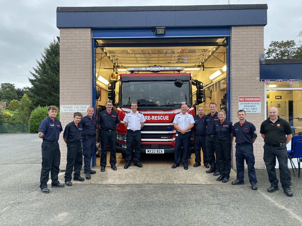 Prees Fire Station tweet media