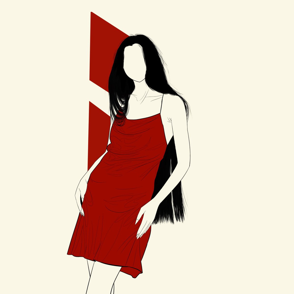 "Dress" in the red &amp; white versions (1/1) from the "BLVCK" collection by G MDK.

We're giving away both versions - each worth 0.059 ETH. There will be 2 winners.🎁

To enter:
1. Like &amp; retweet
2. Follow @_gwenmdk &amp; <a href="/avantgart_ai/">avantgART - let’s celebrate art!</a> 
3. Reply "red" or "white"

Their meaning👇

(1/4)