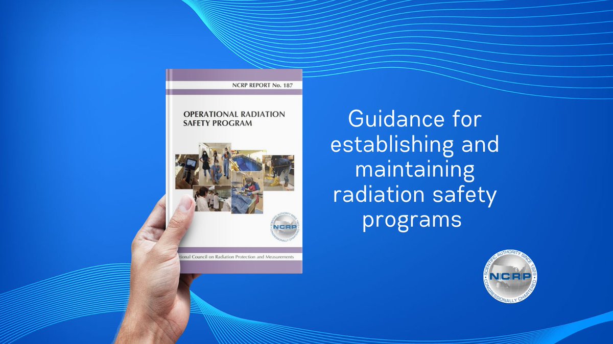Interested in creating or updating your Radiation Safety Program?  NCRP’s new Report, “Operational Radiation Safety Program” provides the latest guidance on rad. Find it here:  ncrponline.org/shop/reports/n…