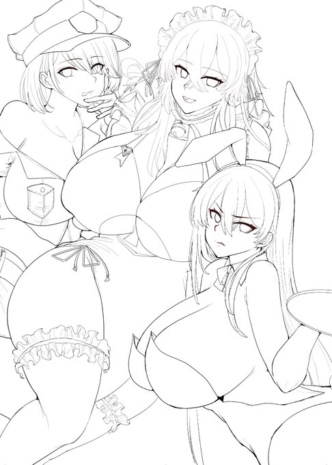 表紙線画まで出来た〜 