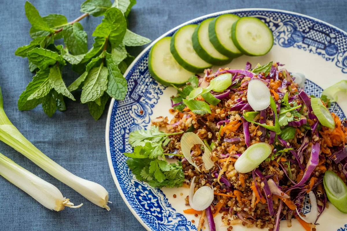 CHS_LI's tweet photo. Shake up your #sidedish game this weekend with this #healthy #recipe for Thai Quinoa #Salad, courtesy of the Catholic Health Cancer Institute at St. Francis Hospital & Heart Center®: https://t.co/HK3R5wFvbd #healthrecipe #saladrecipe https://t.co/6blYCDWhEY