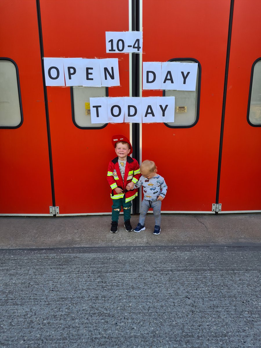 AndyPicken28's tweet photo. Daddy's morning - can't beat an open firestation &amp; trucks for these boys #nextlevelexcitement #SaturdayMorning Edlington #doncasterisgreat thanks @SYFR &amp; stallholders there @YorkshireAirAmb etc.Both asleep on way back from energy expended! Good to see these community days back on https://t.co/dB9FviLJdb