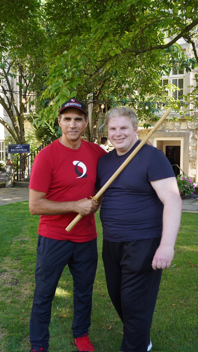 K_MACLEOD_1's tweet photo. THERE CAN BE ONLY ONE - THE HIGHLANDER
Actor @adrianpaul1 Duncan MacLeod of the Clan MacLeod, trained me Khristopher MacLeod of the Clan MacLeod lol to Sword Fight
Adrian Paul's a Wonderful Gentleman & Great Teacher #SwordXP
#Highlander #TheHighlander Best wishes from #Blackpool https://t.co/pbpaOoSc3Q