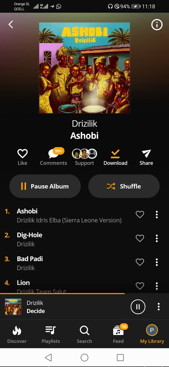 JallohPateh1's tweet photo. #Ashobi strickly on repeat like 20x a day.. Dis album na a blessing tho @drizilik nor d taya 4 listen am, me bro like Sam na #drizi nrmr en music u d play 4 we, am like guys una get 4 lef hake 4 me n Benji bcoz me na en strickly right nw are d listen to https://t.co/LuafBEO2P8