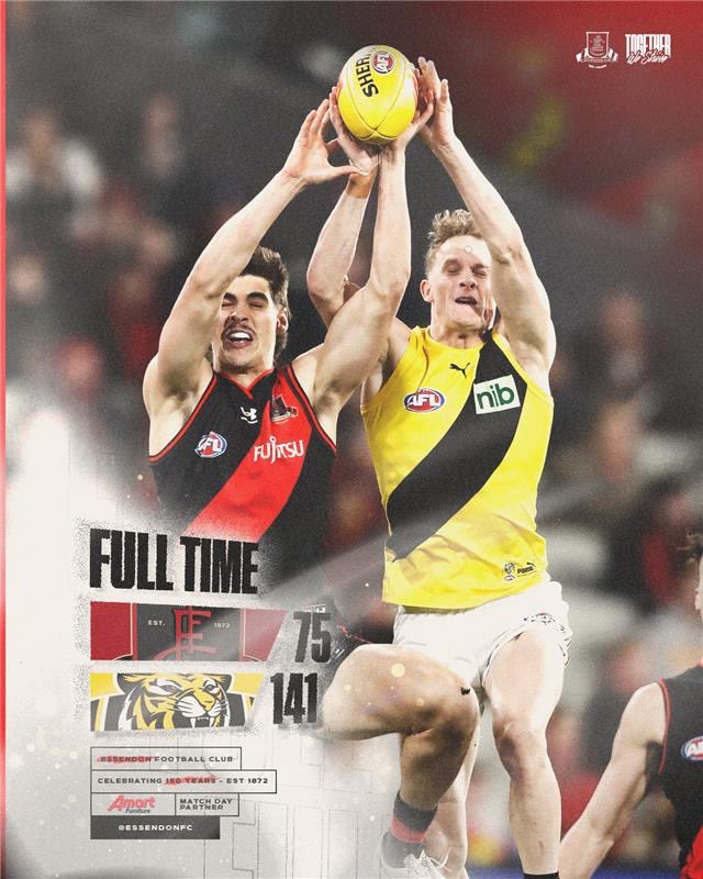 Essendon FC tweet media