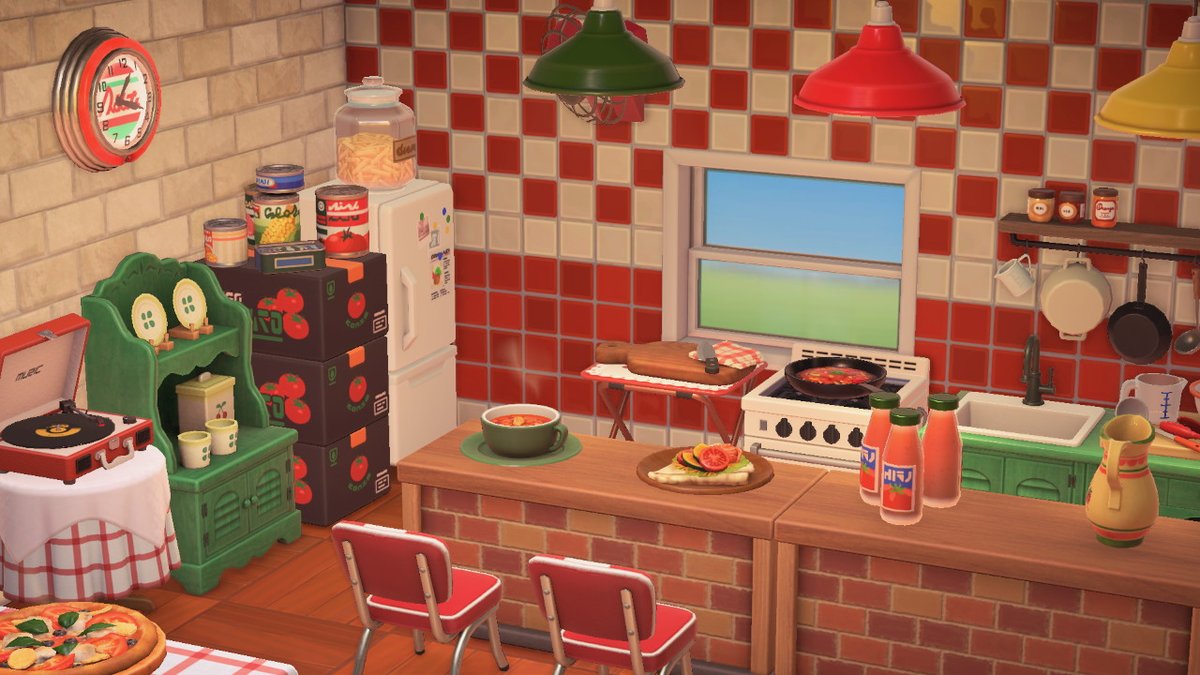 893Hu's tweet photo. 小さなイタリアンレストラン
 #どうぶつの森 #AnimalCrossing #ACNH #NintendoSwitch https://t.co/NxfJ2xmxV3