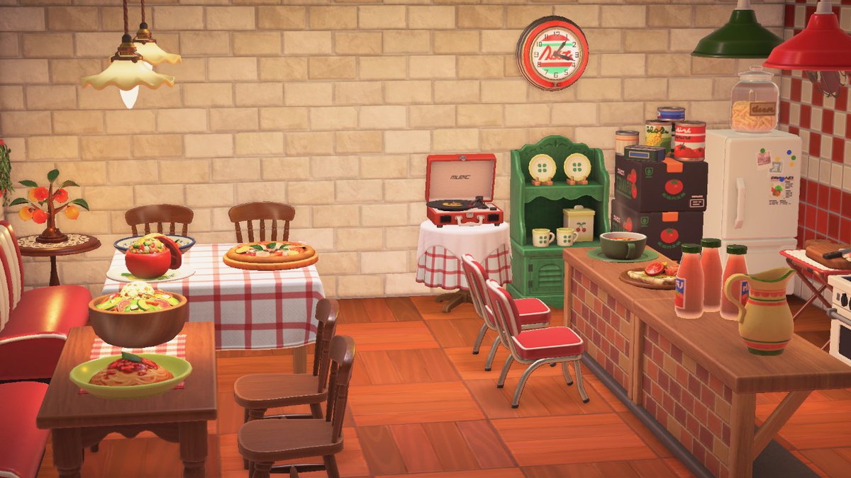 893Hu's tweet photo. 小さなイタリアンレストラン
 #どうぶつの森 #AnimalCrossing #ACNH #NintendoSwitch https://t.co/NxfJ2xmxV3
