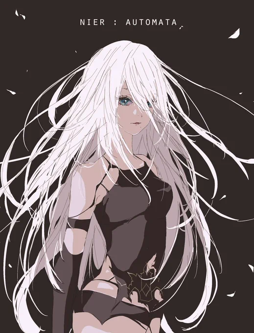 A2さん落書#NieRAutomata #A2 #落書き #イラスト #illustration 