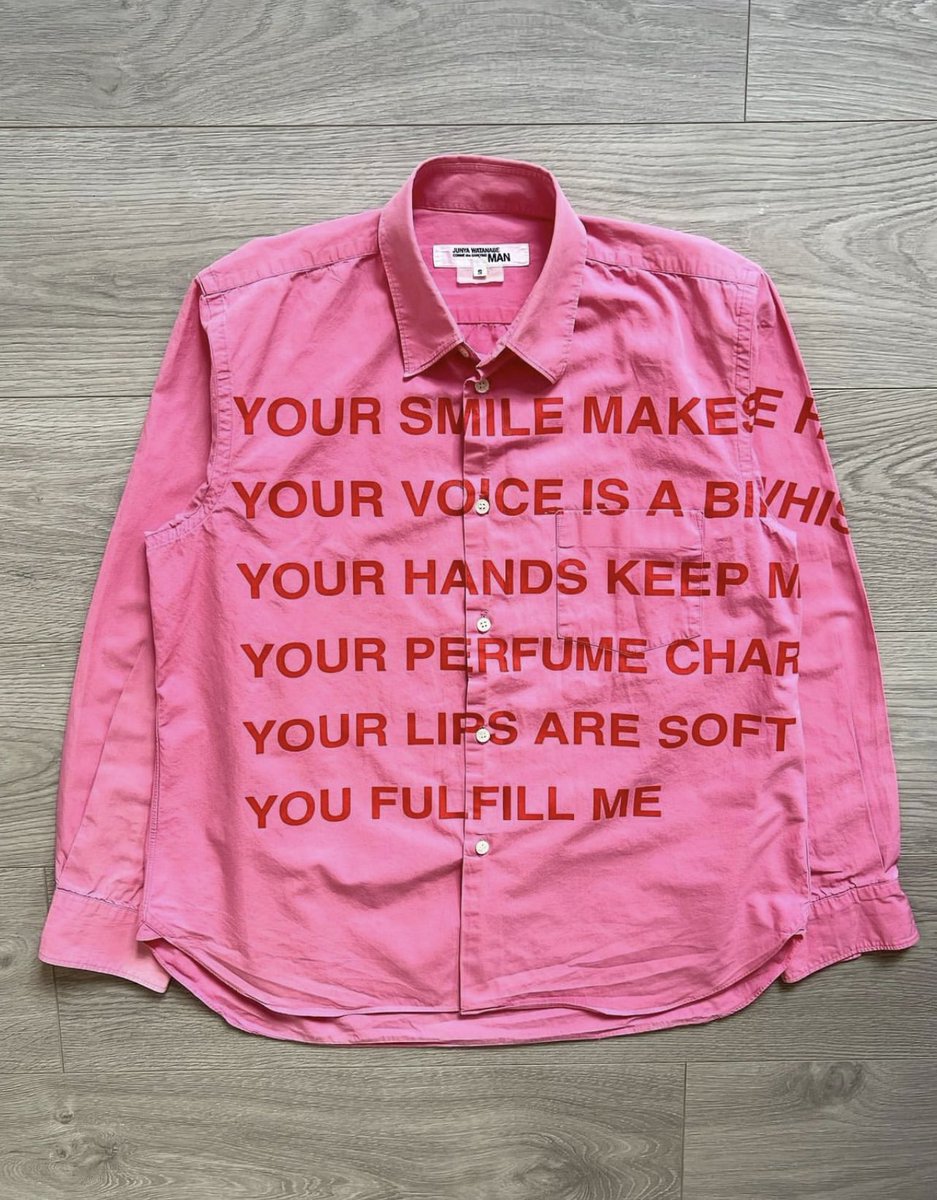 Junya Watanabe “Poem” Shirt (2002)