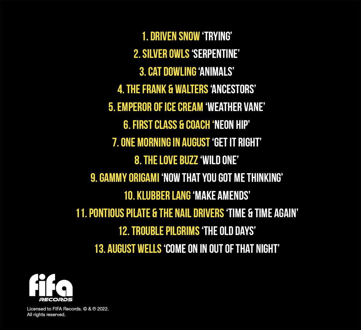 CorkFifa's tweet photo. Warning ⚠️Only 40 of the 'FIFA 100' limited edition CD's remaining, one time run, when they are gone, they are gone. Sure to be a collectors item in years to come so grab one while you can 😉. Featuring a track from each artist on our roster💥
#FIFA100 ⬇️
https://t.co/QeCDOaTU8A https://t.co/H8PRIKffPS