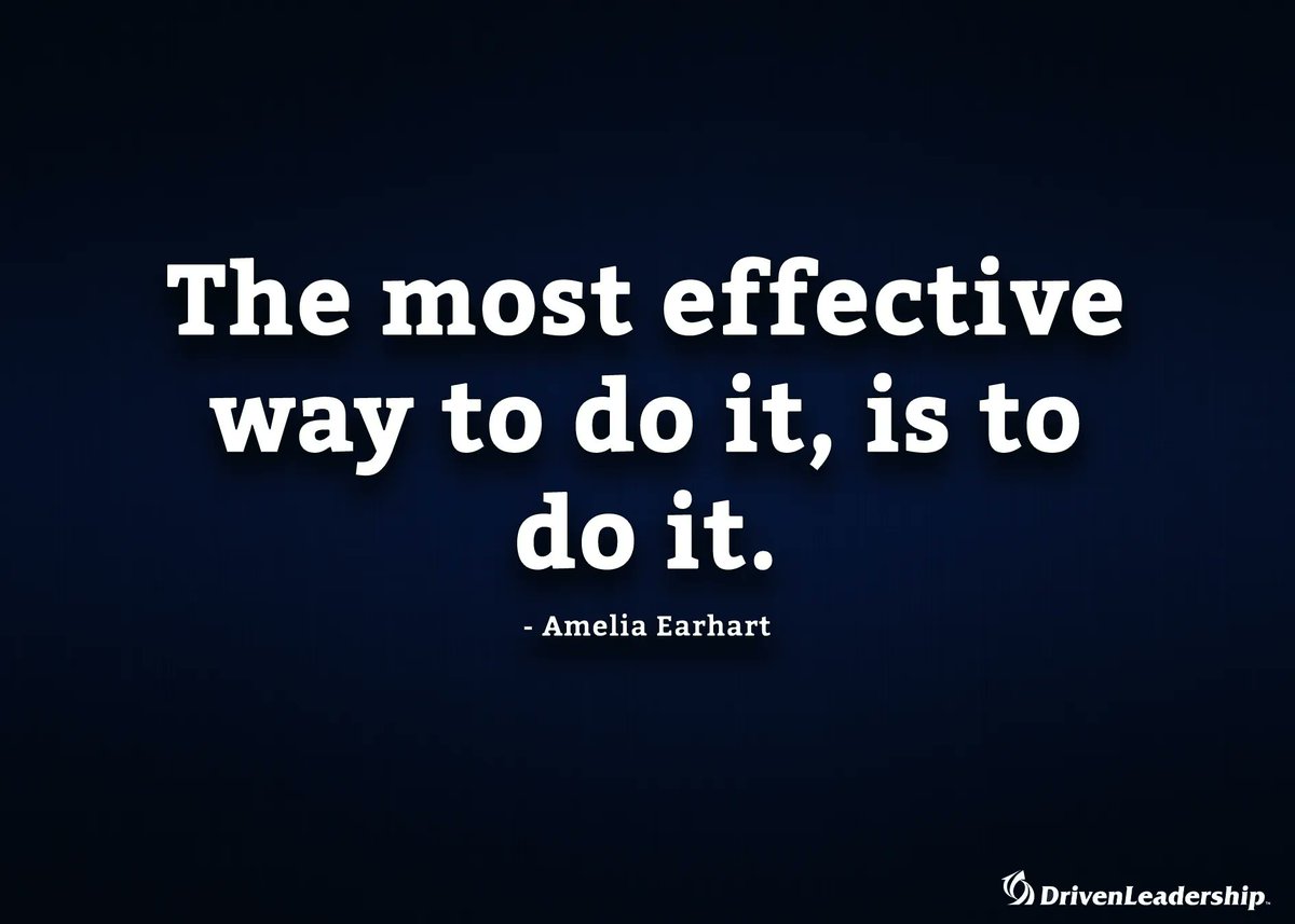 drvnleadership's tweet photo. Just do it! Begin now... This is day 1!
#drivenleadership #BOLD #defythestatusquo #alln https://t.co/Jarf59aiVO