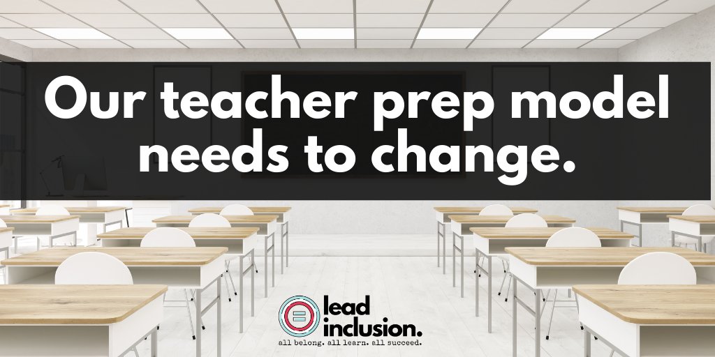 Colleges of Education: Are special education and curriculum/instruction courses still being taught by separate departments? Our grads need to be able to co-teach and differentiate. Our teacher prep model needs to change. #LeadInclusion #HigherEd #Education #EdChat