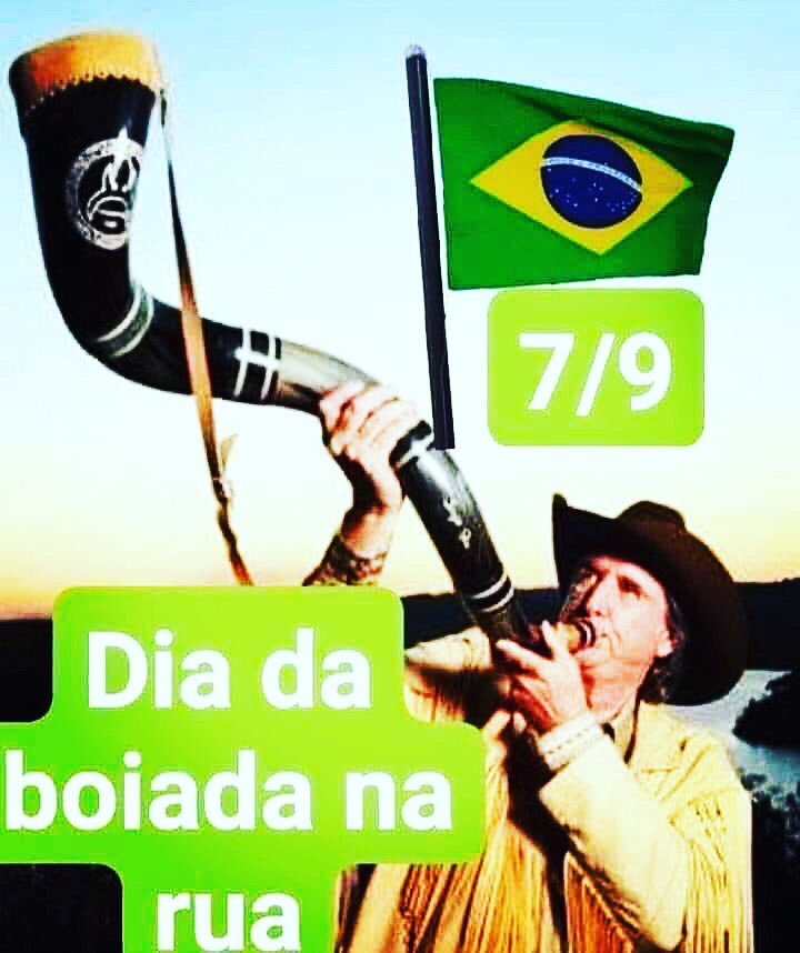 Maraju49138032's tweet photo. Está chegando o Dia da Liberdade !! Boiada nas Ruas em 07/09/2022 !!
Vamos Todos Patriotas!😎🇧🇷💚💛💚💛💚💛💚💛
#7DeSetembroVaiSerGigante #7DeSetembroEuvou https://t.co/qRHW548hHE