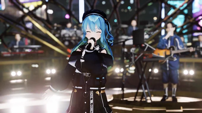 フリー枠ちょっと見させてもらったけど、ライブのクオリティ高すぎて最高だった。あとUnreal Engine絶対覚えたいと誓った#MGO_OVERTURE 