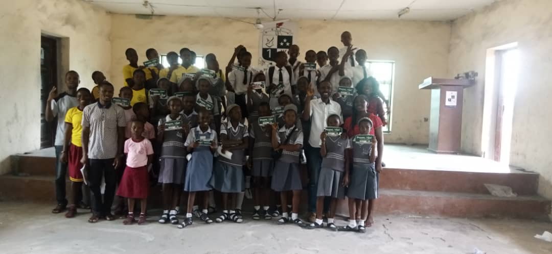 We established #PeaceClubs in 7 Public schools on #RiversState,  #Nigera with funding from #PIND