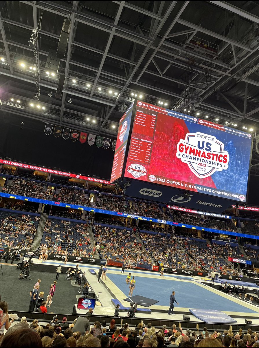 First time back at championships since 2013 ❤️ I’m proud to say that I definitely see a change in the dynamic of USA gym 🇺🇸 I think often how I wish changes had been implemented during my time in the sport, but you can’t change the past you can only change the future ⭐️ <a href="/USAGym/">USA Gymnastics</a>