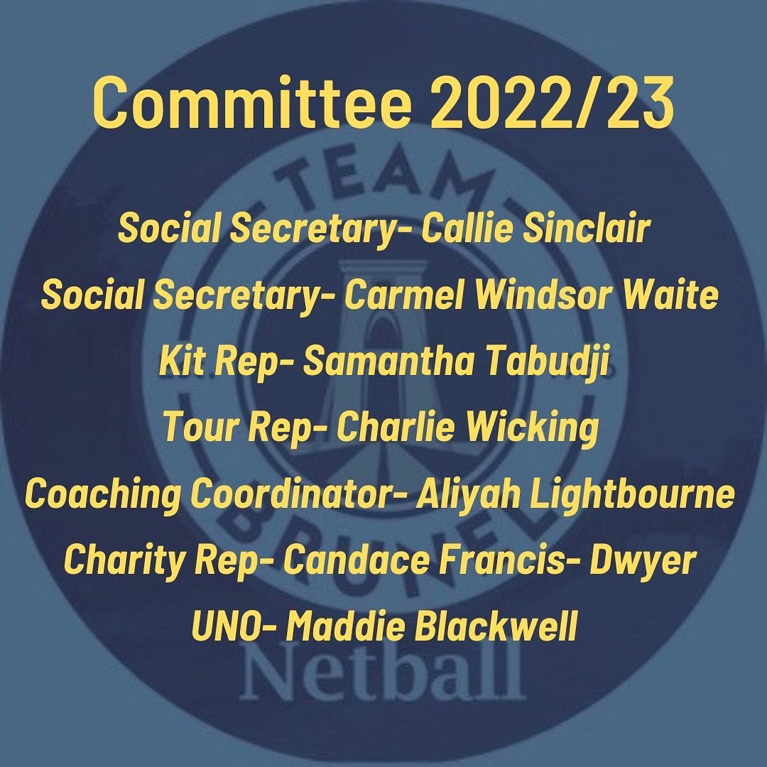 Brunel Netball tweet media