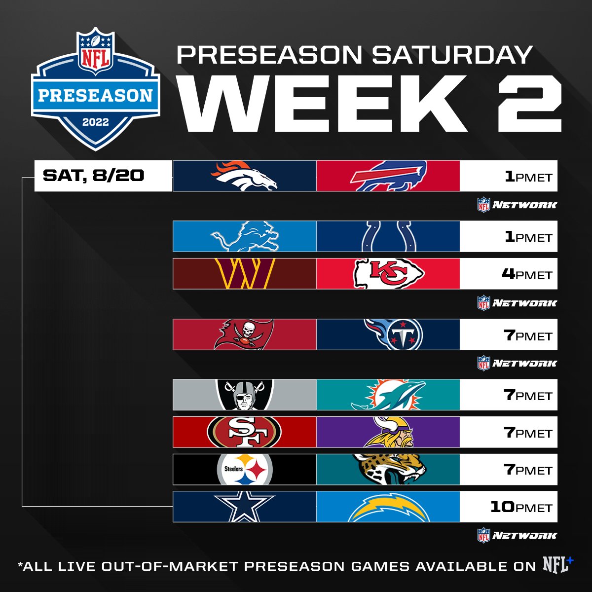 monday night preseason football tonight