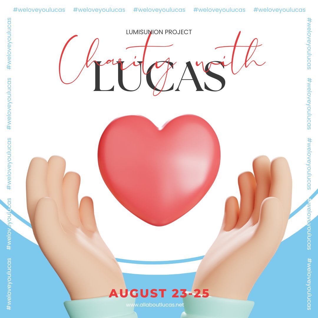 Like Lucas, we admins of LU believe in spreading love and kindness. So for the end of August, join us for a small charity drive in honour of Lucas.

For this event, we encourage you to make small donations only using his birthday (for example: 25.1MYR, 12.5SGD). Because: