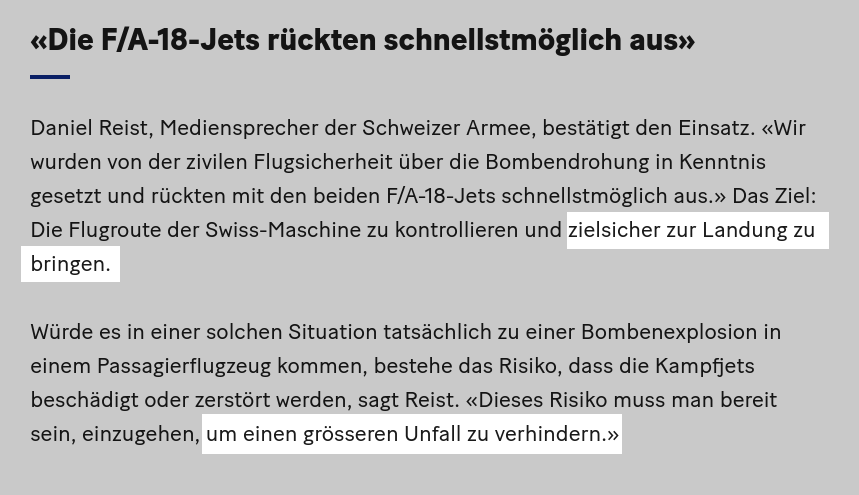 barbouillech's tweet photo. 1. Was heisst "sicher begleitet"?
2. Was heisst "den Sicherheitsbehörden übergeben"?
3. Was hat der Einsatz konkret gebracht?
4. "zielsicher zur Landung bringen"? Inwiefern hat der Hot-Einsatz geholfen?
5. Wie hätte man - bei einer Explosion - einen grösseren Unfall verhindert? https://t.co/spbM4J8t3U