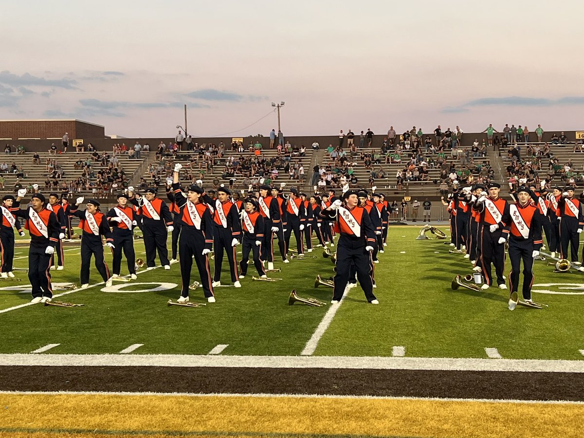 BCSDWheeler's tweet photo. Wasn’t the outcome we hoped for last night, but it was nice to have kids back doing what they love!  Cheer, band, football…here we come 2022-2023!  #AlwaysBest #BeATitan https://t.co/ogsZvhHvaQ