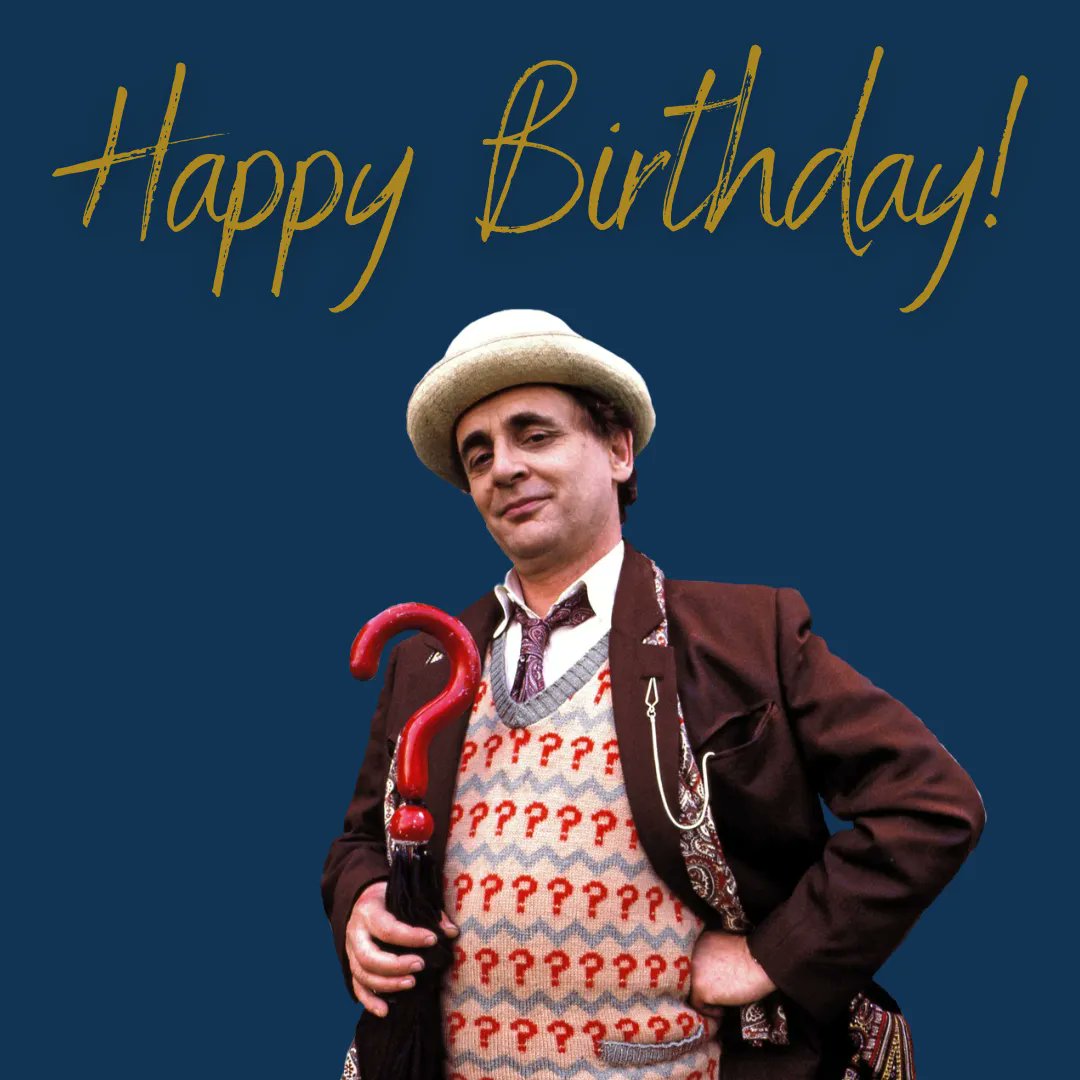 Happy birthday Sylvester McCoy! 