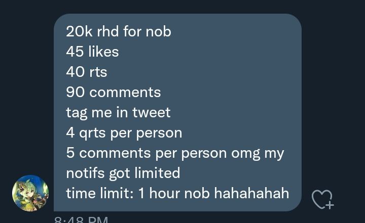 HII GOT ANOTHER RTD FROM <a href="/RiskyAriadne/">camie</a> !!
help?? 
like+rtwt = follow from @luvblhy and HC in all upcoming gws (especially a big one i have planned)
comment = one random person gets robux
HELP APPRECIATED TYSM!!!!