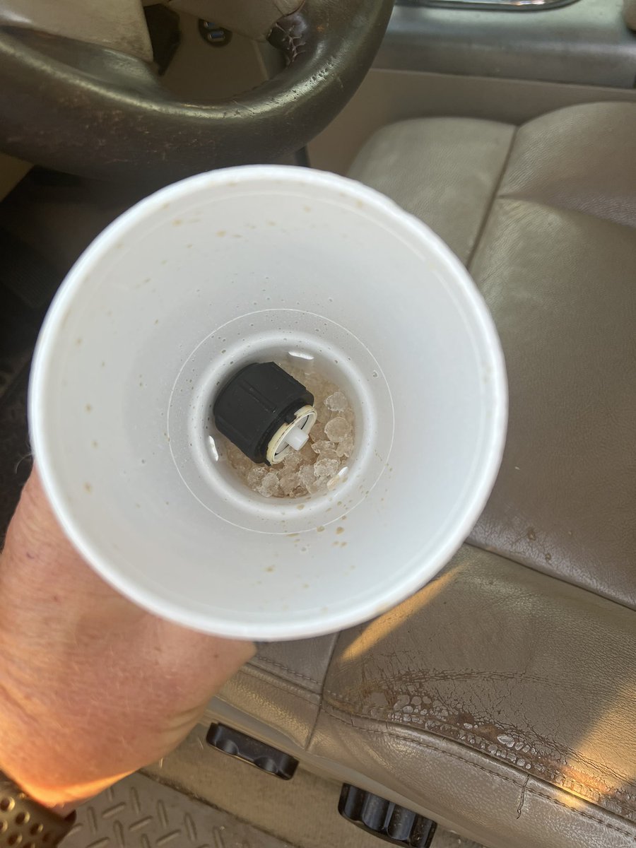 cewhite7's tweet photo. @sonicdrivein Not pumped about finding a piece of your soda machine in my drink. https://t.co/3UfLOBomyQ