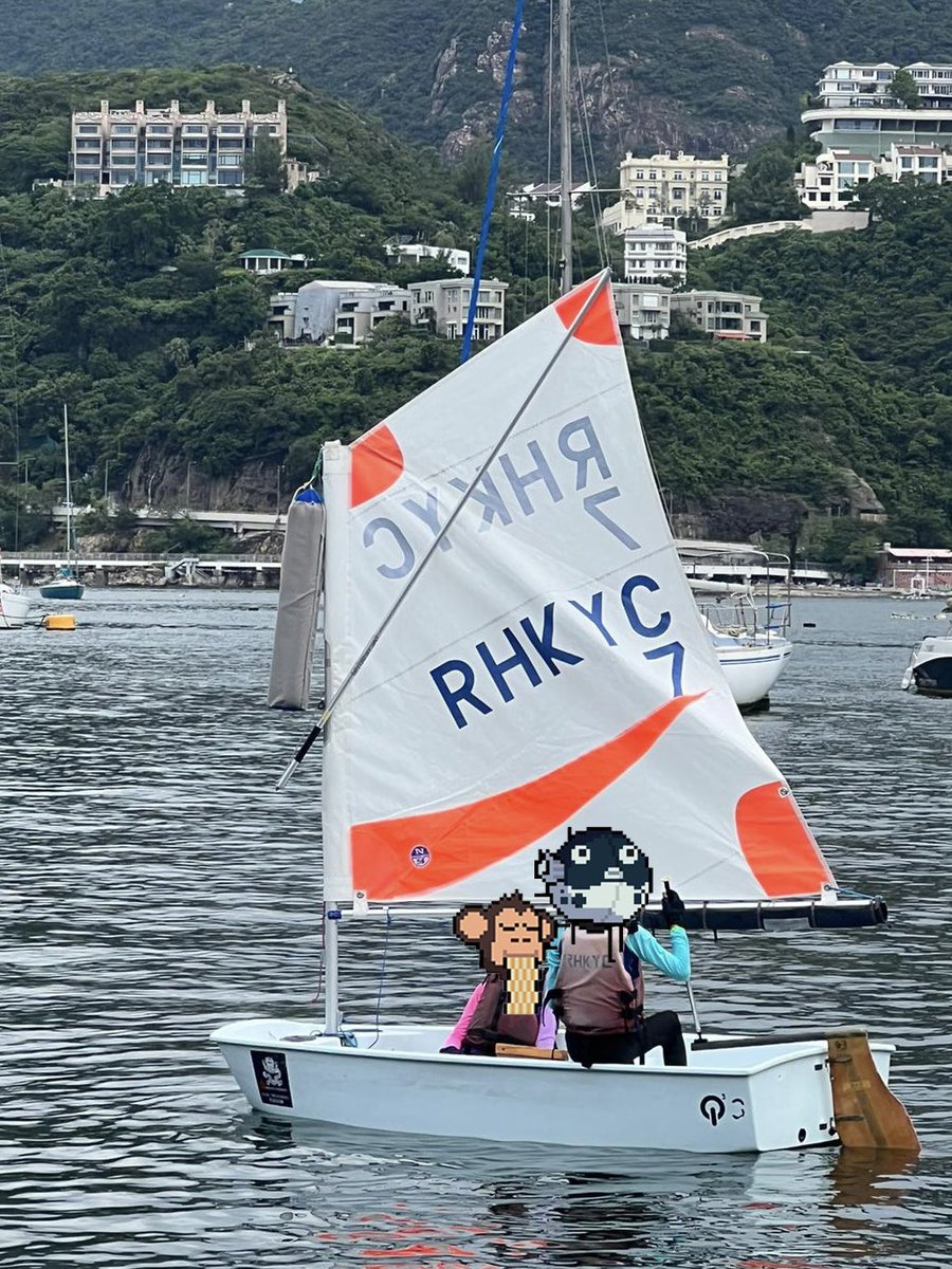 _LemQQ's tweet photo. Can’t wait to share the weekend with my @ChimpersNFT kids. They were going out for sailing. Nice weather, sail with the wind, go free!
#sailingtime #weekend #ChimpersWeekend https://t.co/iOl5wJFhjf