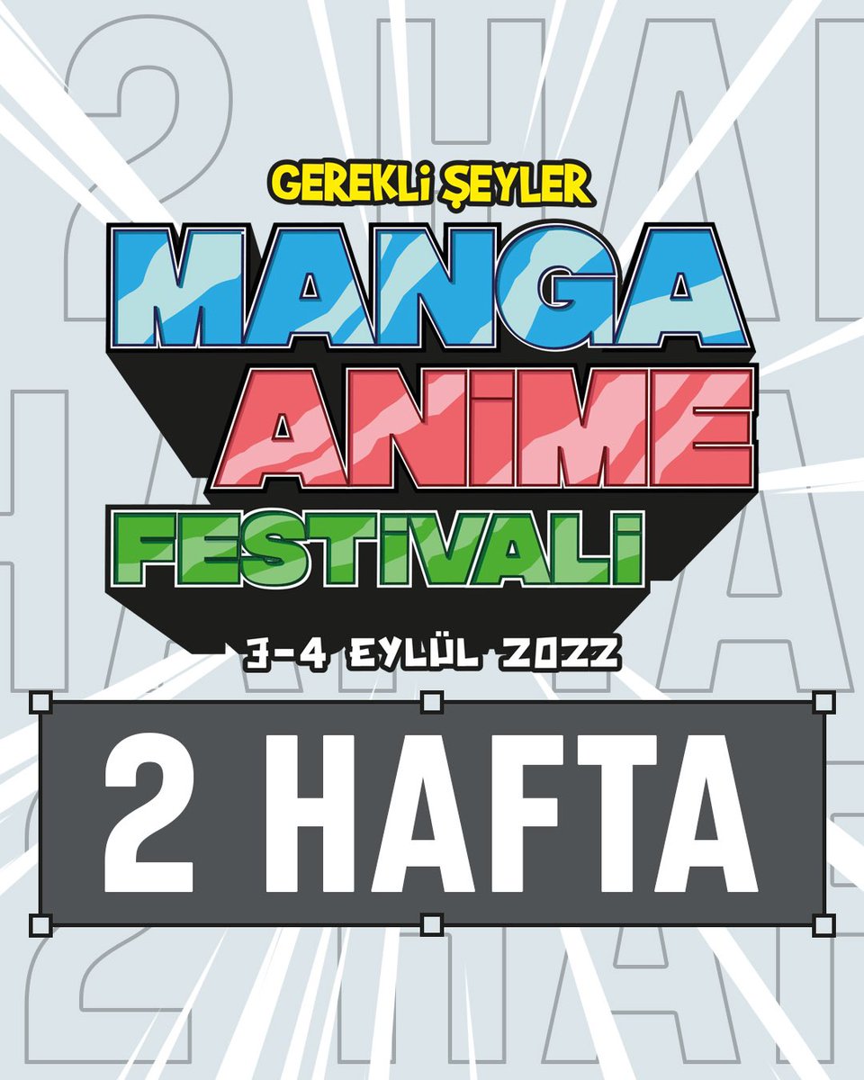 MAF 2022 için geri sayım başladı! Cosplay yarışması, sergi, söyleşiler, film gösterimleri, hediyeler, sürpriz etkinlikler ve sınırsız eğlence için son 2 hafta! 
📍Kızılay, Hatay Sokak 
🗓 3-4 Eylül 
⏱ 11:00-18:00