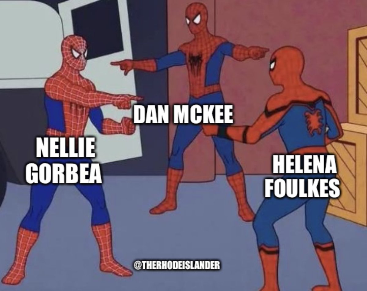 TheRhodeMeme's tweet image. Live shot of a primary debate for Gov. of Rhode Island. 🙄
#rhodeisland #rielections #sameideas
#rhodeislandgovernor #pointingfingers 
💡: @TedNesi (you know we had to do it, thanks for the idea)