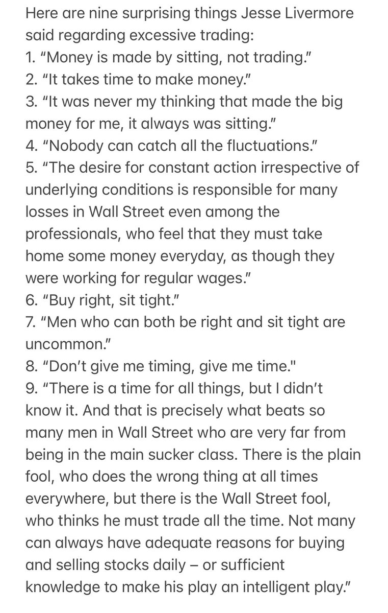 📣As traders we are historians. Here are a few JESSE LIVERMORE quotes that hit home.