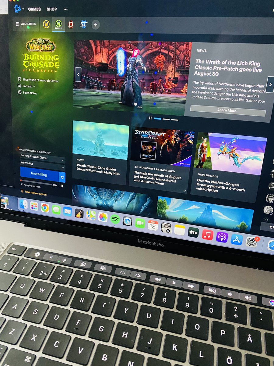 mattiretrogamer's tweet image. Just installed WoW again and tried it for the first time in 5 years, Needless to say.. I was really confused when I saw all My characters down to lvl 45 😅 What are Your thoughts? Did it get better or worse?
#worldofwarcraft #gaming #Blizzard #activision #MMORPG #wow