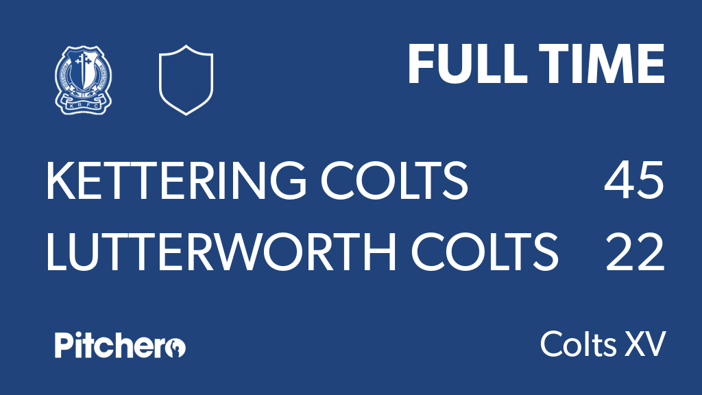 FULL TIME: Kettering Colts 45 - 22 Lutterworth Colts
#KETLUT #Pitchero
ketteringrugby.com/teams/53014/ma…