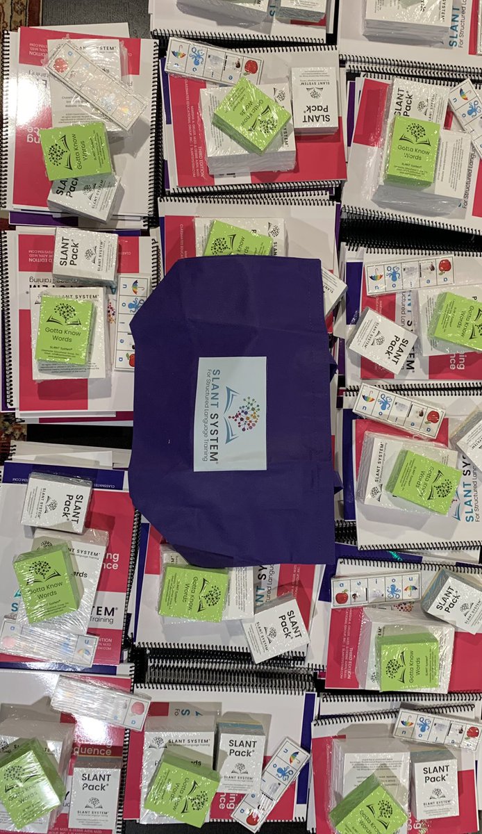SlantSystem's tweet photo. Our team is working overtime prepping materials for teachers to start the year off right!This professional development will immediately impact student outcomes. #untileverychildreads #backtoschool #firstday2022 #dyslexia https://t.co/nM4qyJ34c3
