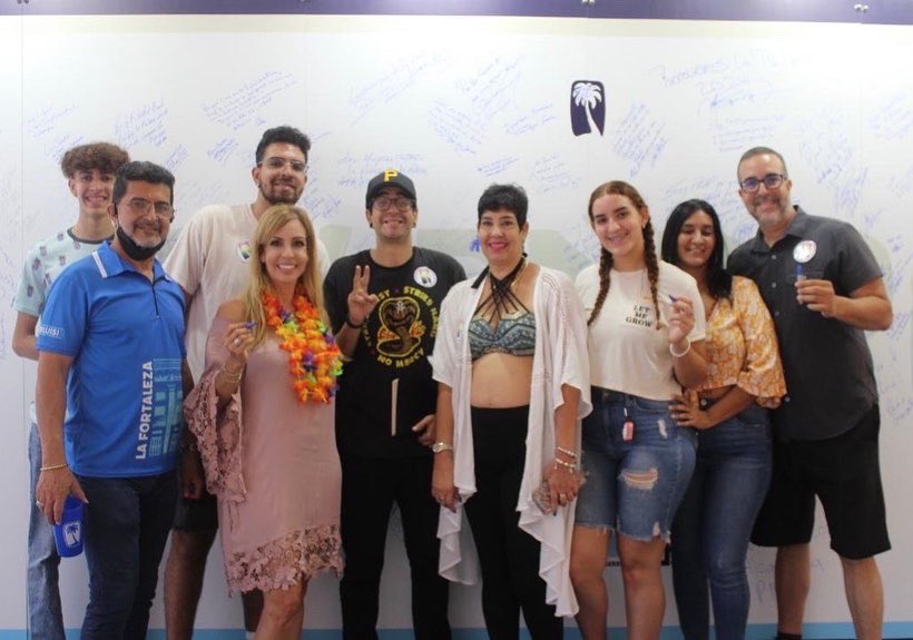 Seguimos activos en la #ConvenciónPNP22. #SiempreUnidos 💙🌴