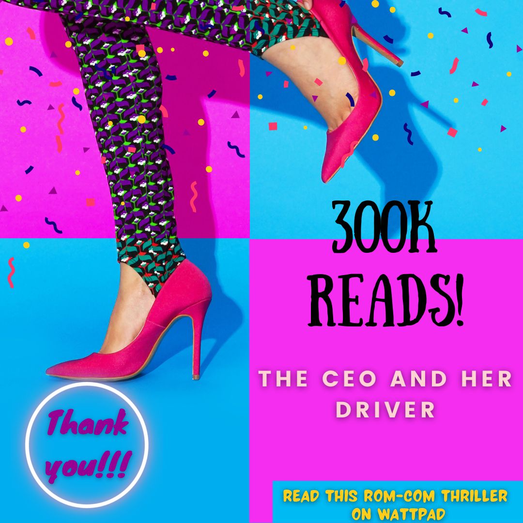 WOW! “The CEO and her Driver” reached 300K reads! If you haven't dived in yet, go binge this Rom-Com/ Thriller with Devil Wears Prada vibes on <a href="/watpad/">wats rats</a>! (Link in bio) 📸: Canva 

#Wattpad #Romance #SunshineGrumpyCouple #books #BookTwitter #booktwt #BookRecommendations #sushineboy