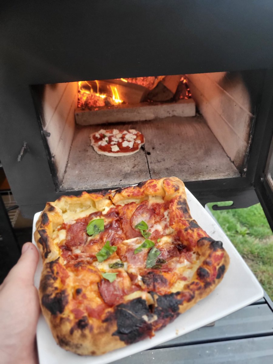 Home made pizzas for a family day, tried doing stuff crusts for this one and it just looks good