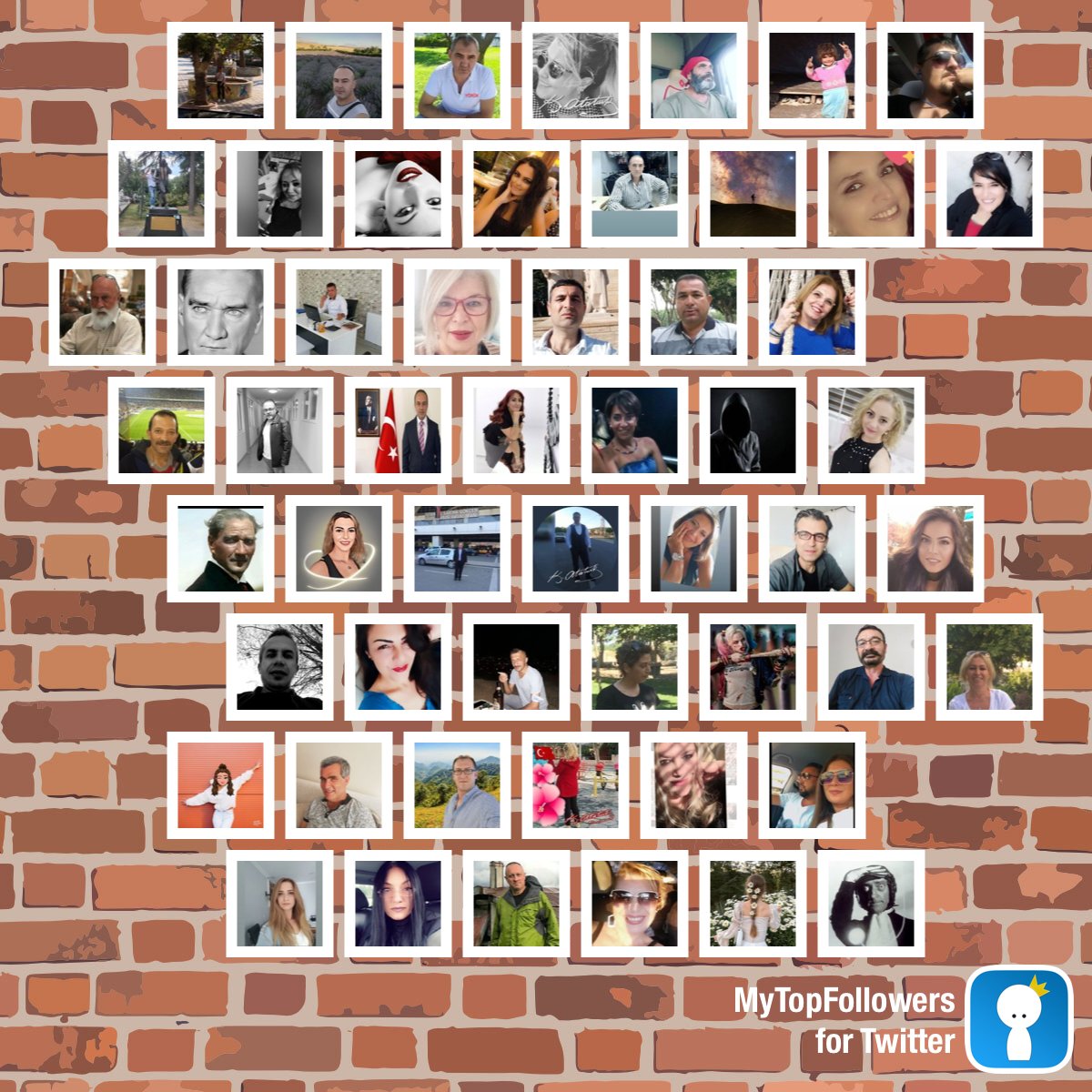 Dostlar meclisi 
#mytopfollowers #WorldPhotoDay dixapp.com/mytopfollowers… ile Kendini görürsen retweetle