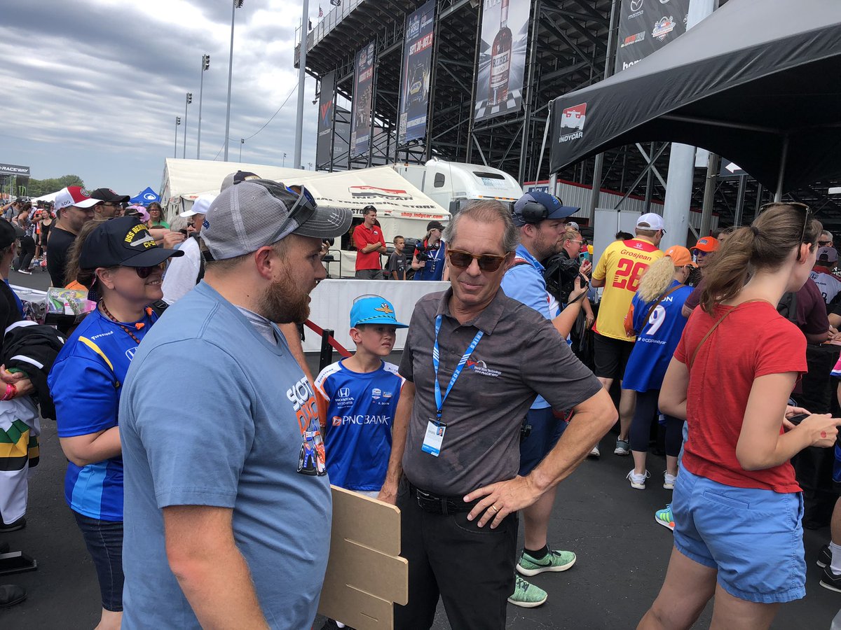 What makes <a href="/WWTRaceway/">WWT Raceway</a> great!  How about the owner out meeting and talking with fans as they come through the <a href="/IndyCar/">NTT INDYCAR SERIES</a> autograph line!