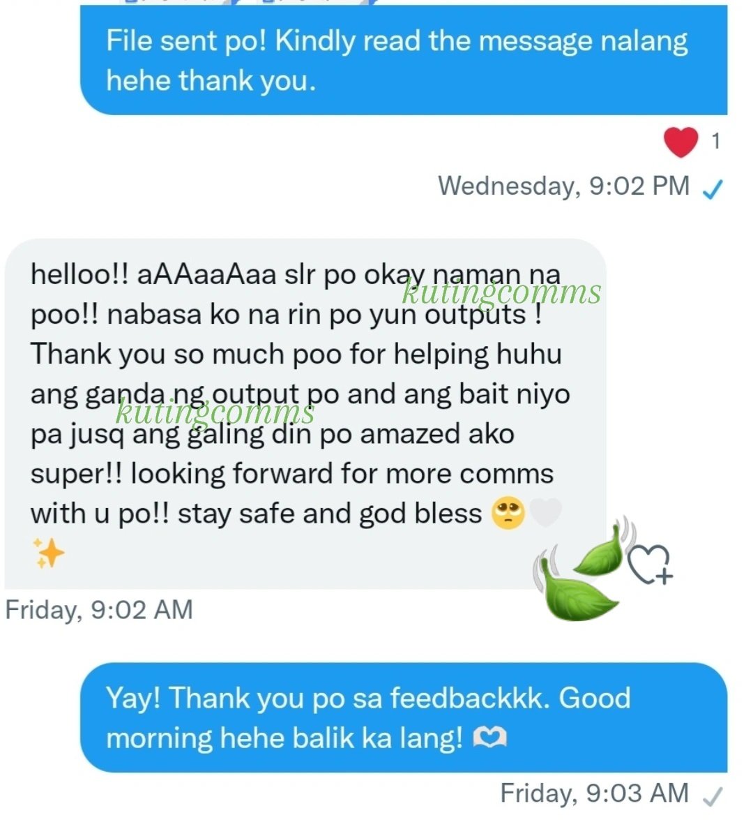 kutingcomms's tweet photo. New client feedback! This is for her perdev and UCSP essay. Thank you po! π«Άπ»
#kutingcomms 66 https://t.co/IEHHzYGio2