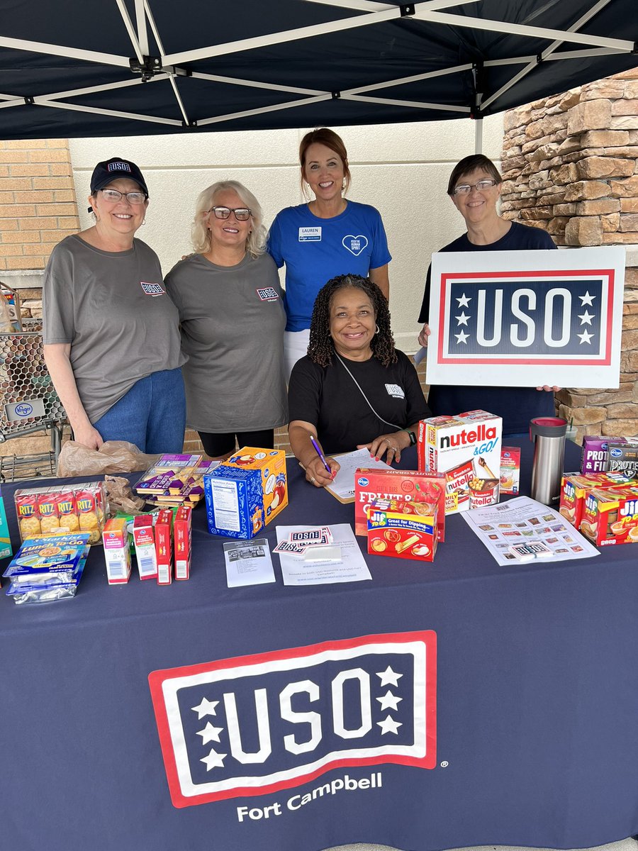 Bellsquared's tweet photo. Stop by the Providence #kroger today before 3 and support the #USONashville stuff the truck event. They’re collecting items to fill care packages for our troops and their families. #feedingthehumanspirit https://t.co/HC8ykrfQtG