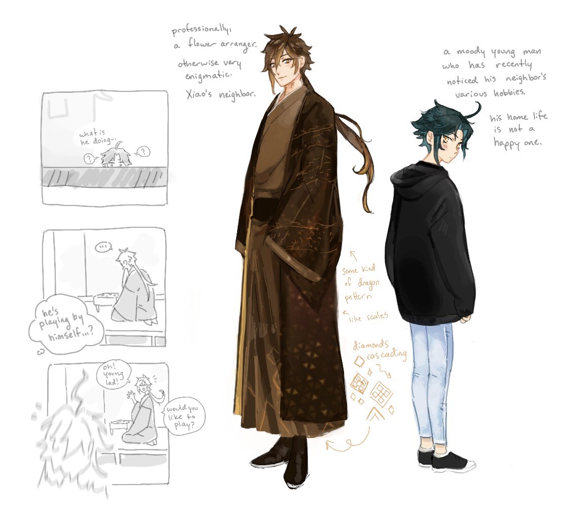 skirtingseaside's tweet photo. #zhongxiao modern au :) with flower arrangement! https://t.co/yA3RcIlo5r